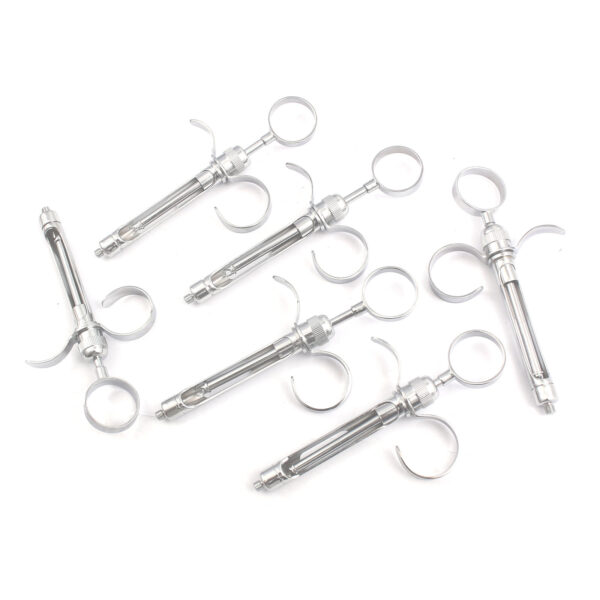 6 Anesthetic Dental Syringe 1.8 ml 2 Rings Dental Instruments