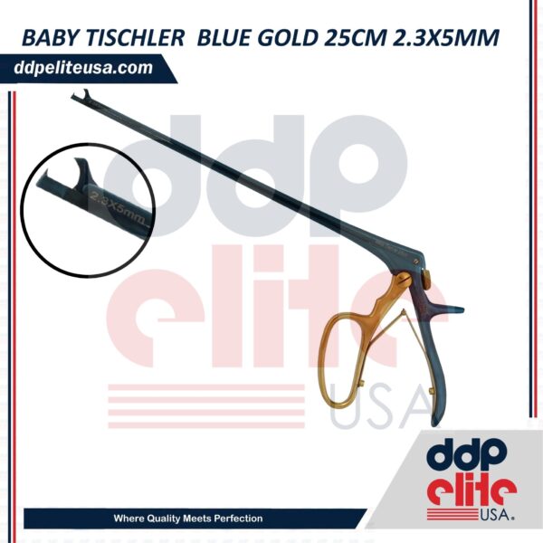 BABY TISCHLER BLUE GOLD 25CM 2.3X5MM