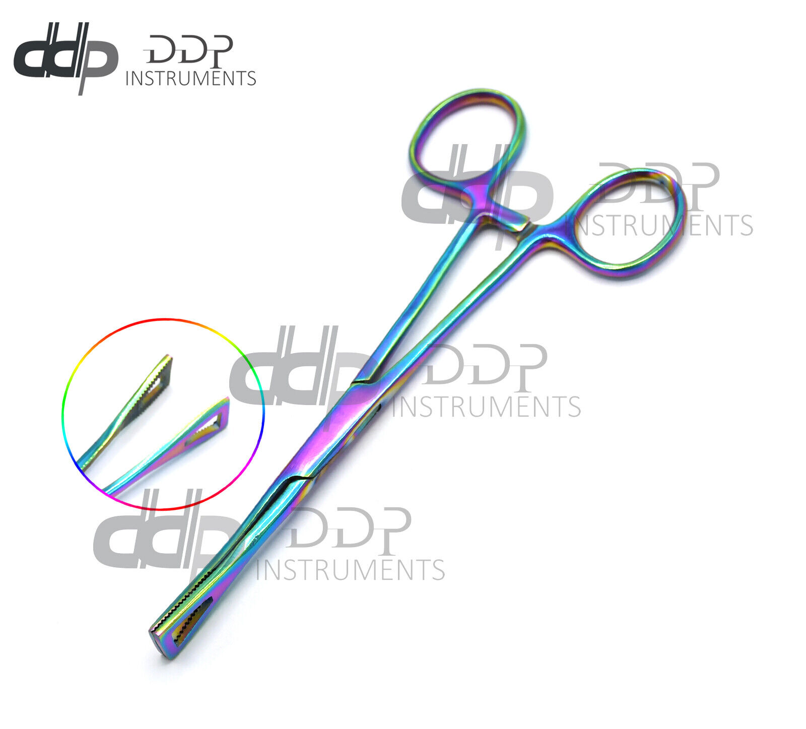 1-PC-PENNINGTON-FORCEPS-6-INCH-UN-SLOTTED-MULTI-COLOR-BODY-PIERCING-INSTRUMENTS-123927032080