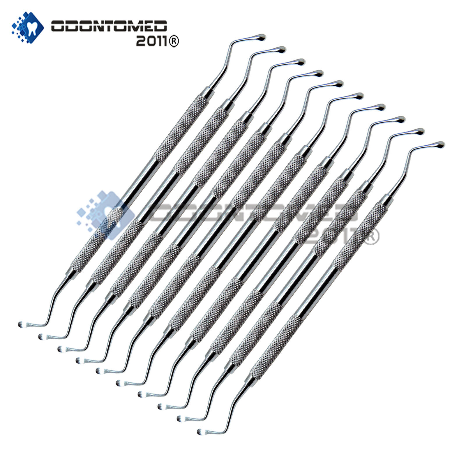 10-Dental-Surgical-Lucas-Curette-88-Spoon-4mm-Double-Ended-Steel-Instruments-112536169870