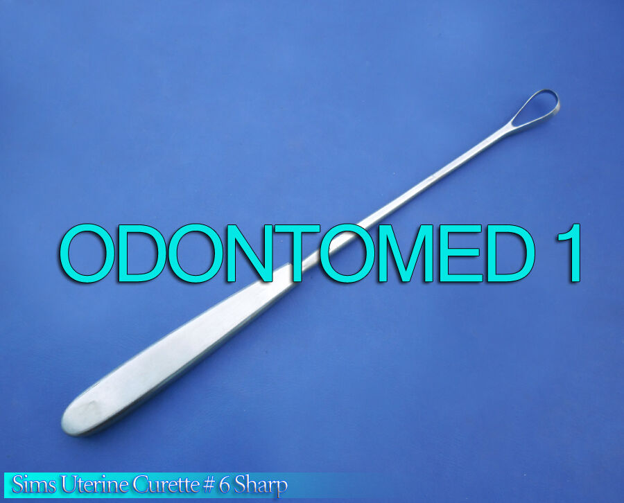 12-Sims-Uterine-Curettes-6-Sharp-Blade-OBGYN-Surgical-Instruments-115578672730-2