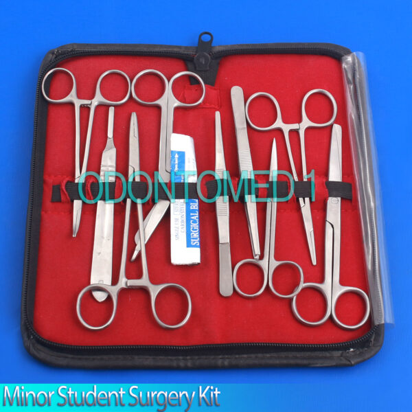 12pc Minor Student Surgery Surgical Instruments kits
