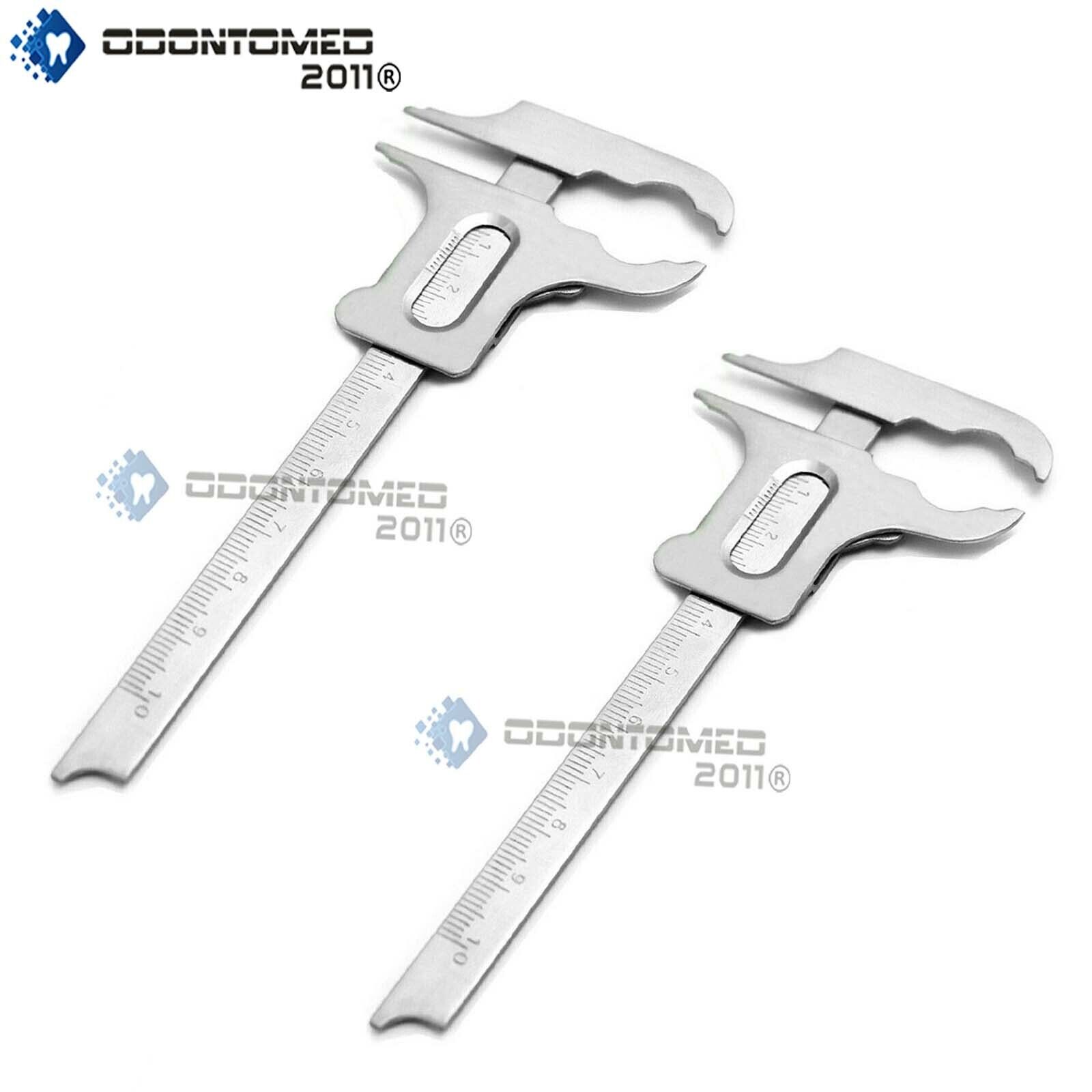 2-Boley-Gauge-Caliper-10cm-Measuring-Dental-Implant-Lab-Ortho-Surgical-Stainless-131737730000