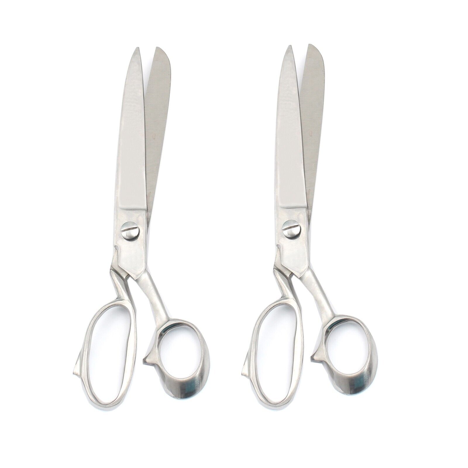 2-Pcs-Tailor-Tailoring-Sewing-Heavy-Duty-Scissors-11-Sliver-Dressmaking-Shear-374629630500