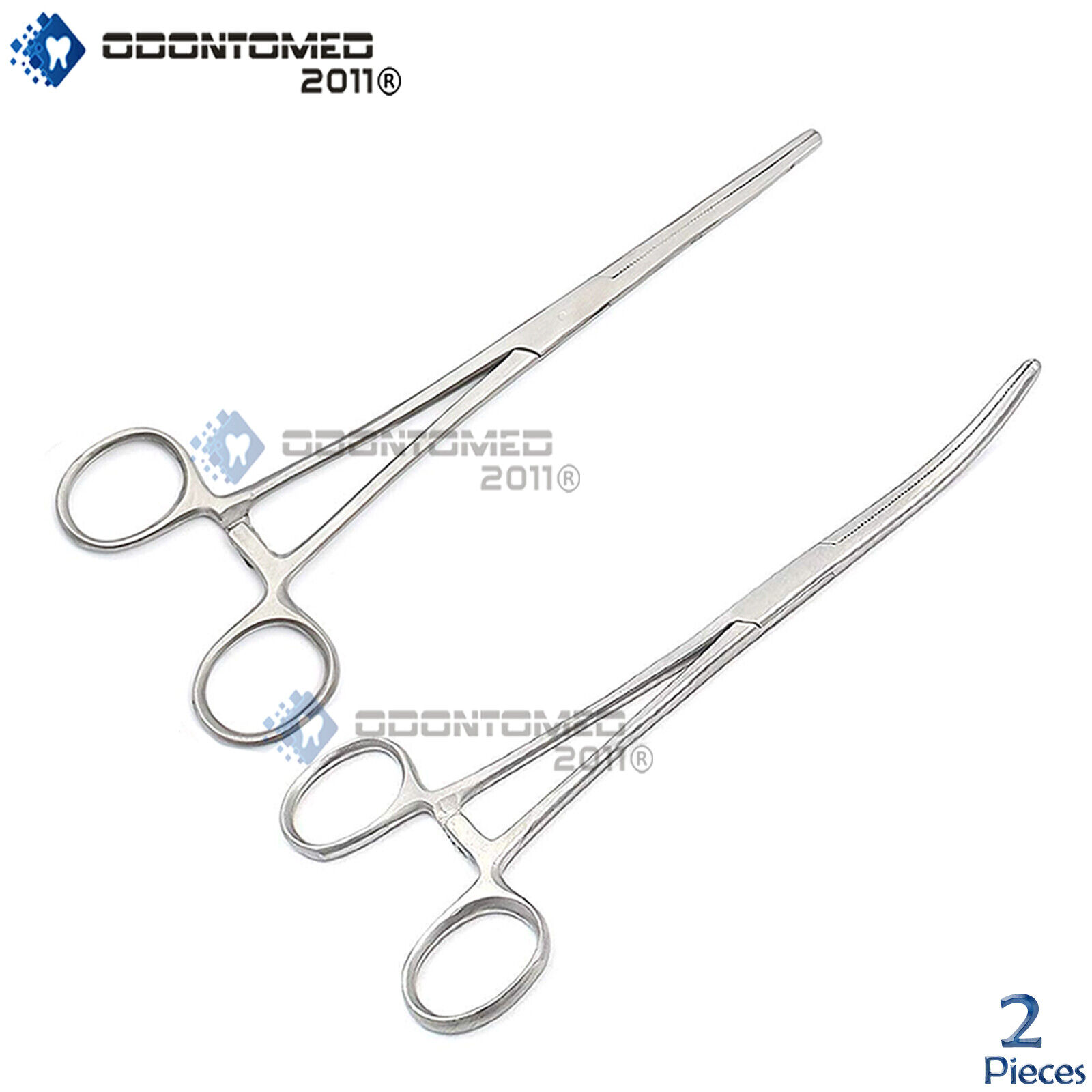 2-Rochester-Pean-Hemostat-Forceps-9-Straight-Curved-Tip-Surgical-Instruments-121163422920