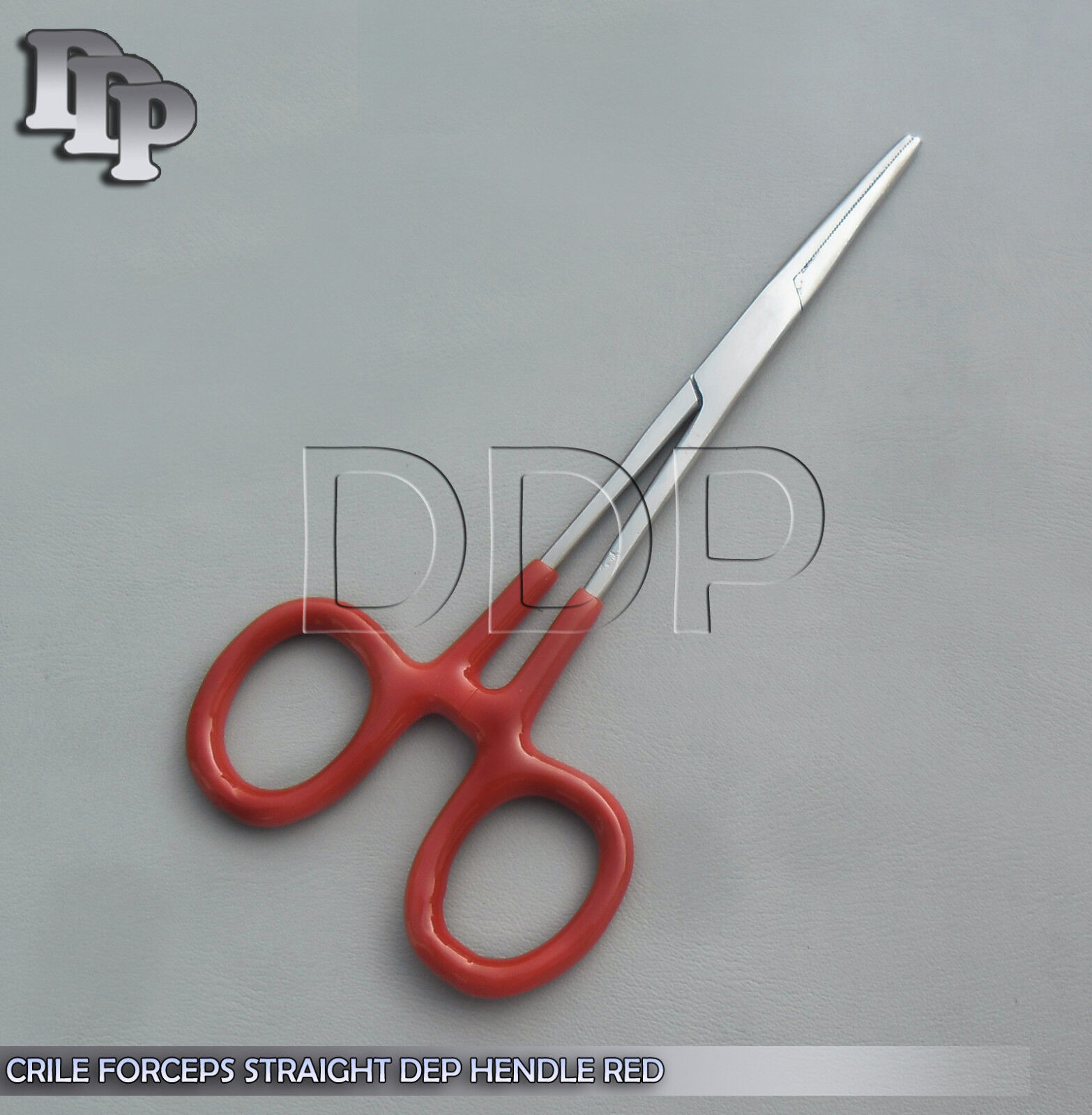 3-Hemostats-Crile-Forceps-Surgical-Instruments-Red-Dep-Handle-6-Straight-371247873850-3