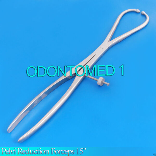 3 PELVIC REDUCTION FORCEPS 15" WITH BALL TIPS ORTHOPEDIC INSTRUMENTS P-202