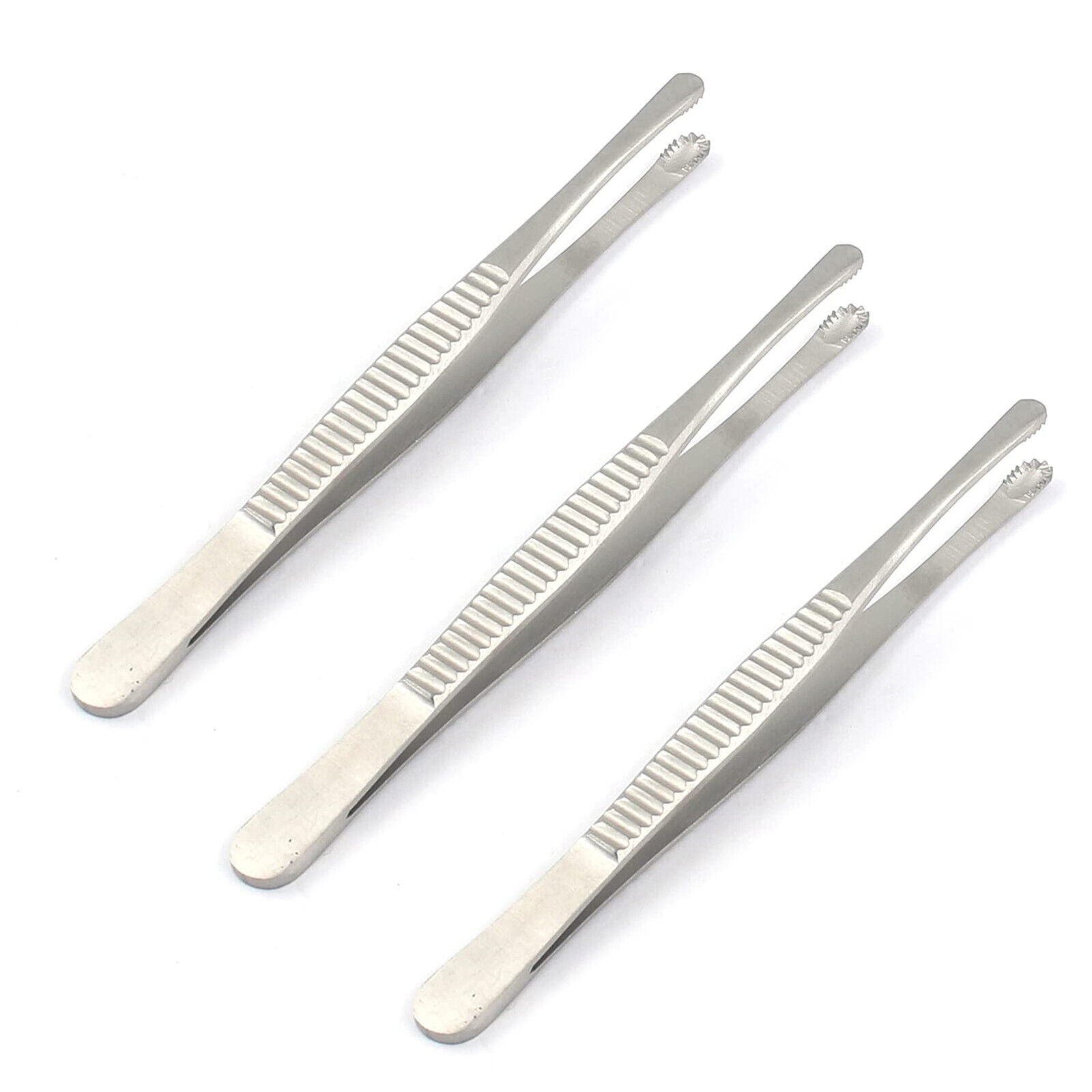 3-Russian-Tissue-Forceps-6-Serrated-Tips-Surgical-Dental-Instruments-274749301900
