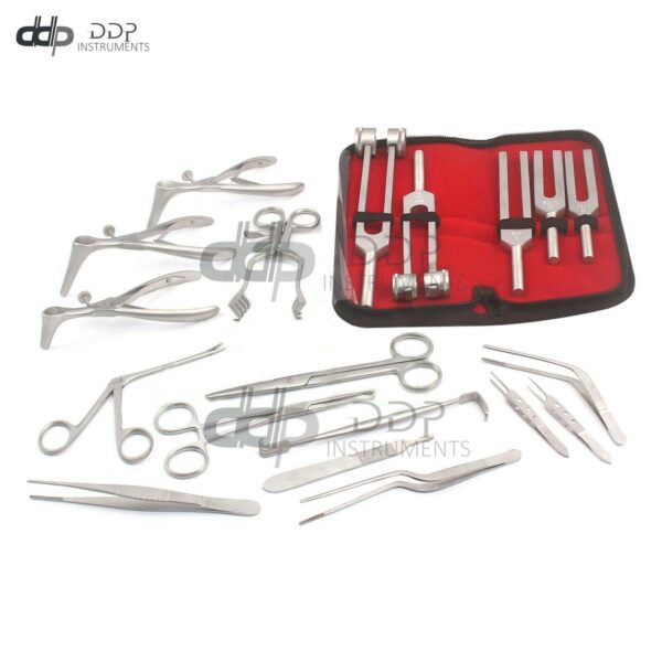 30 PCS SET OF ENT SURGICAL VETERINARY DIAGNOSTIC SURGERY INSTRUMENTS DS-921