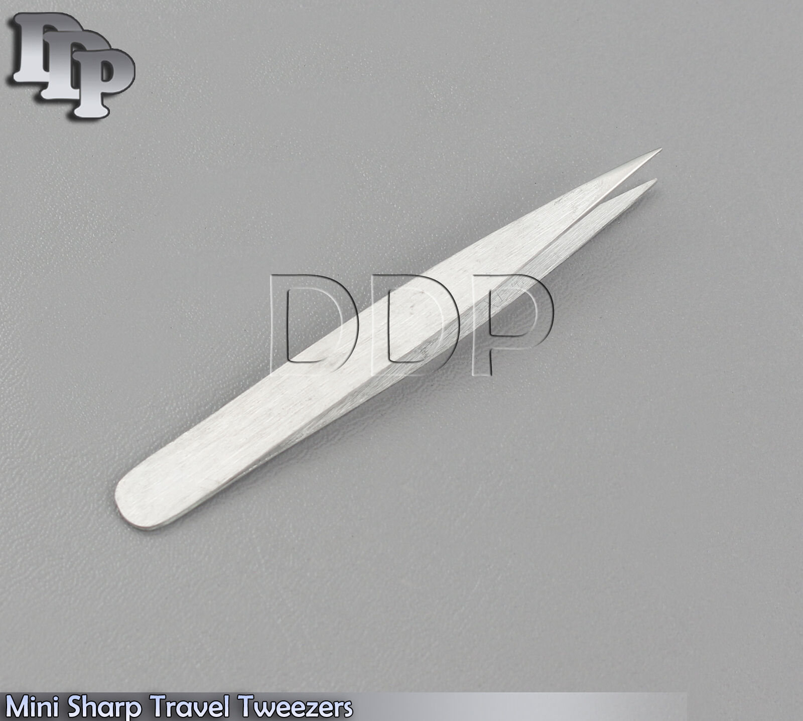 5-Brushed-Stainless-Mini-Sharp-Travel-Tweezers-132021237280