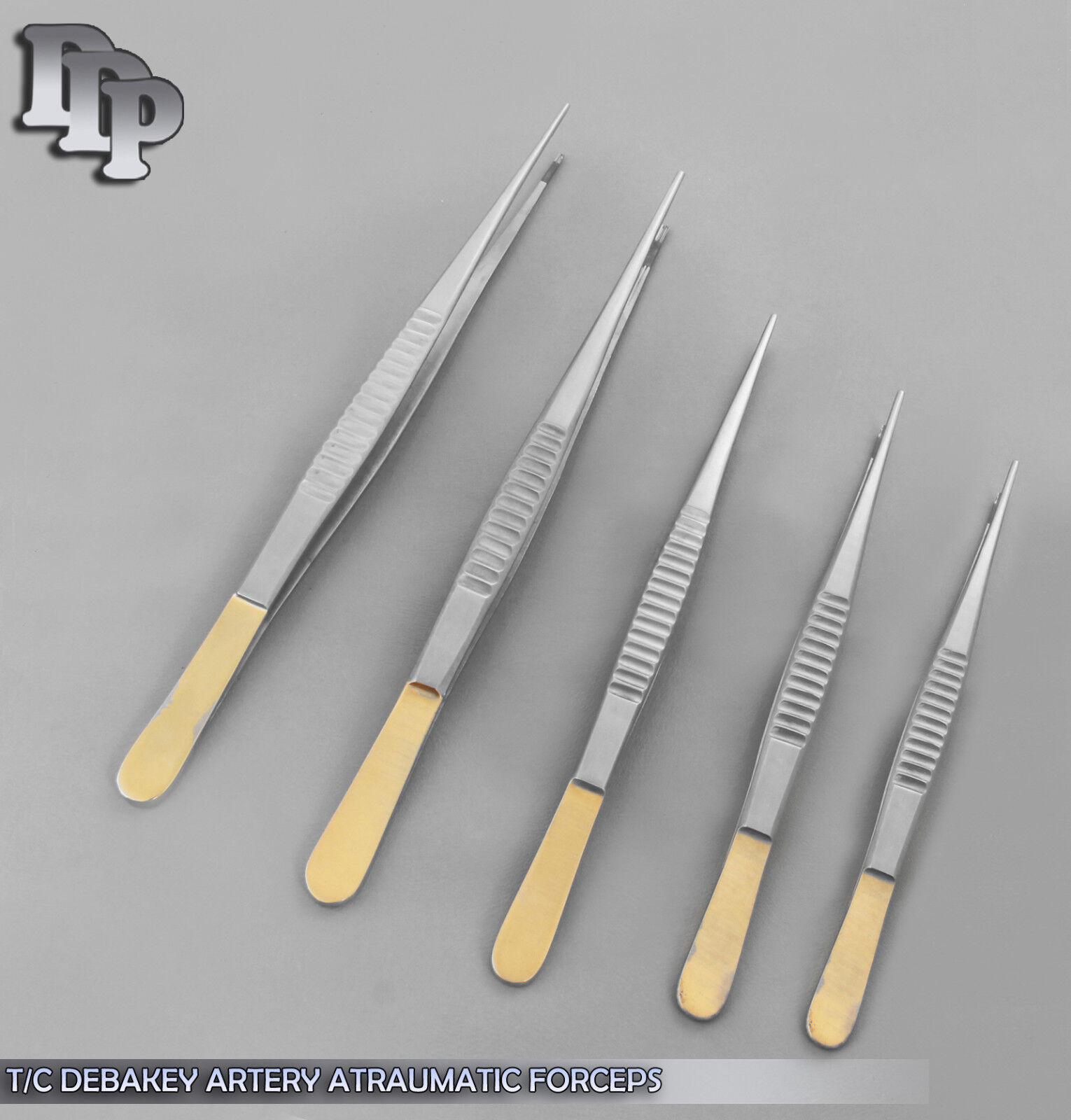 5-PIECES-OF-OR-GRADE-DEBAKEY-ARTERY-ATRAUMATIC-FORCEPS-TC-6-7-8-9-10-131425055340