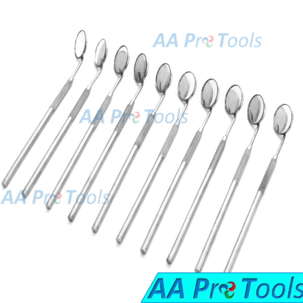 AA Pro: 10 Dental Mirror With Handle Mouth Examination Dental