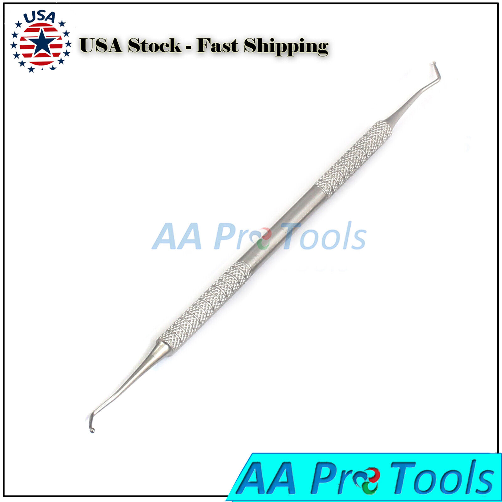 AAPRO-Dental-EXCAVATOR-17W-Endo-Spoon-Double-Ended-Instruments-STAINLESS-STEEL-254823441670-2