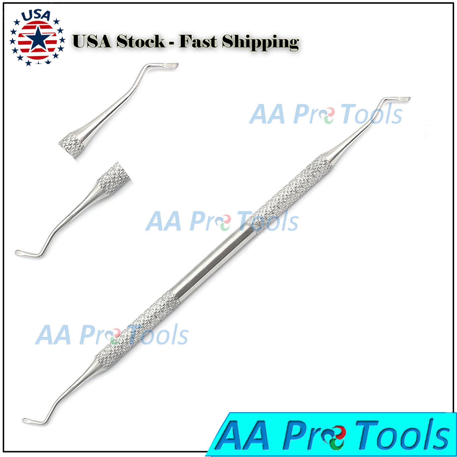 AAPRO-Dental-EXCAVATOR-17W-Endo-Spoon-Double-Ended-Instruments-STAINLESS-STEEL-254823441670