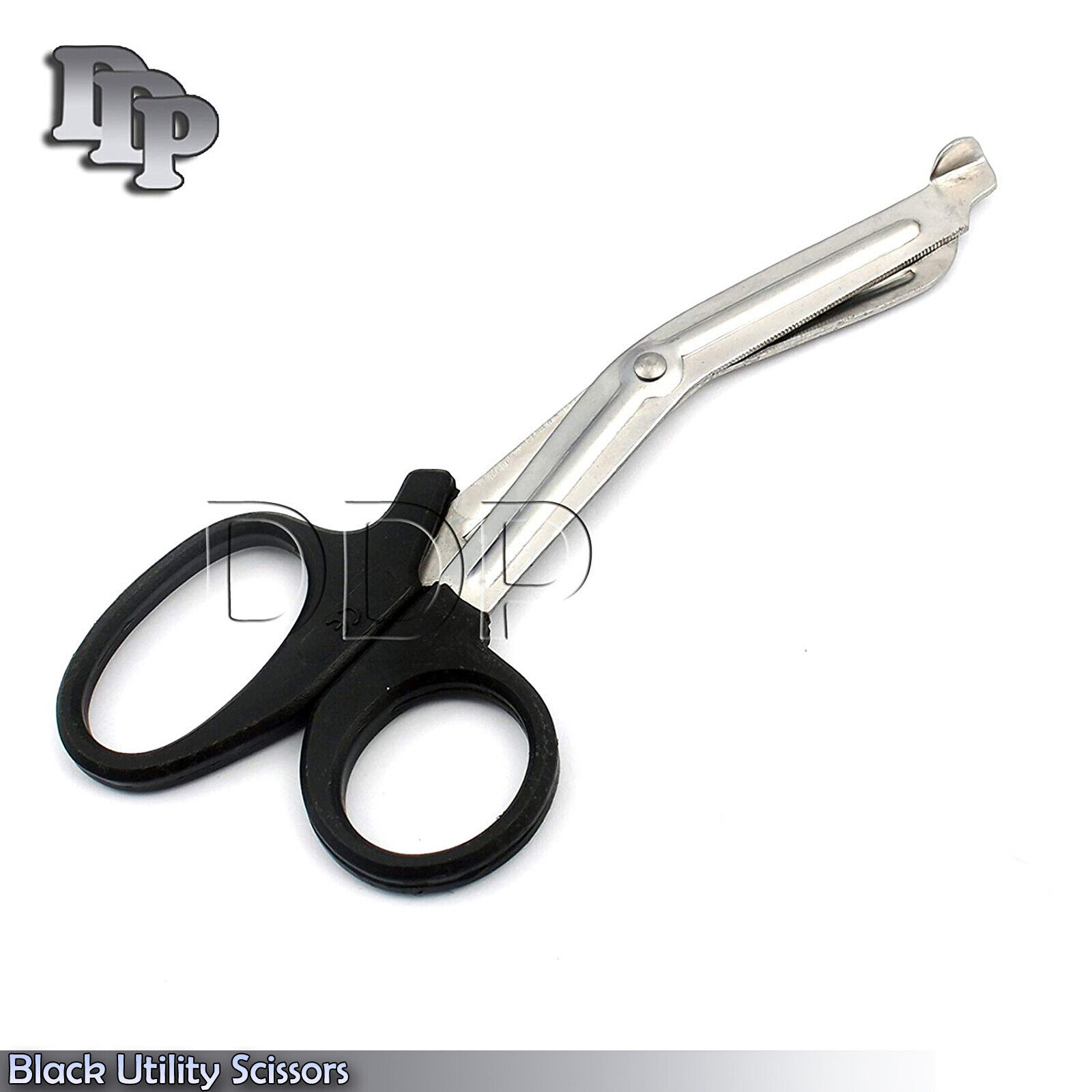 Black-Utility-Scissors-55-Multi-Purpose-DIY-EMS-EMT-Universal-Shears-Tools-111238482730