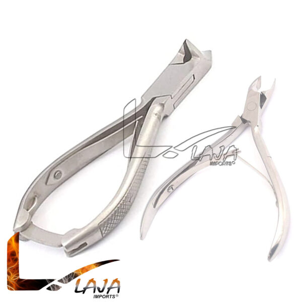Chiropody Cuticle Nipper Clipper Podiatry Heavy Duty Moon Shaped Toe Nail Cutter