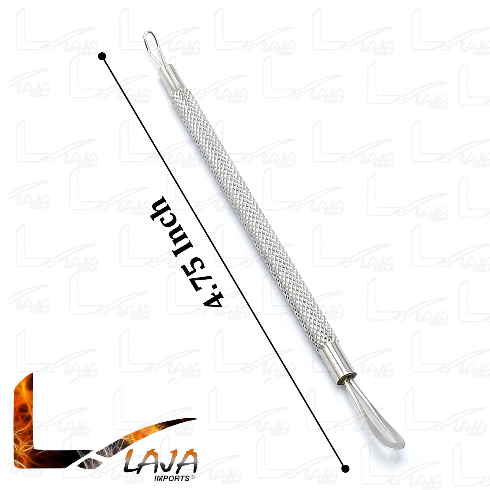 Comedone-Extractor-Blackhead-Remover-Tool-With-Dual-Loop-Stainless-Steel-New-273218200100