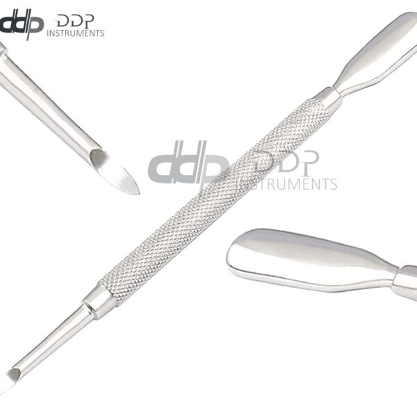 Cuticle Pusher' and Spoon Nail Cleaner Stainless Steel Cuticle for Fingernails