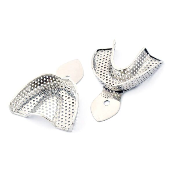 Dental Impression Trays Perforated Set Of 2 Pcs # XS Surgical Instruments