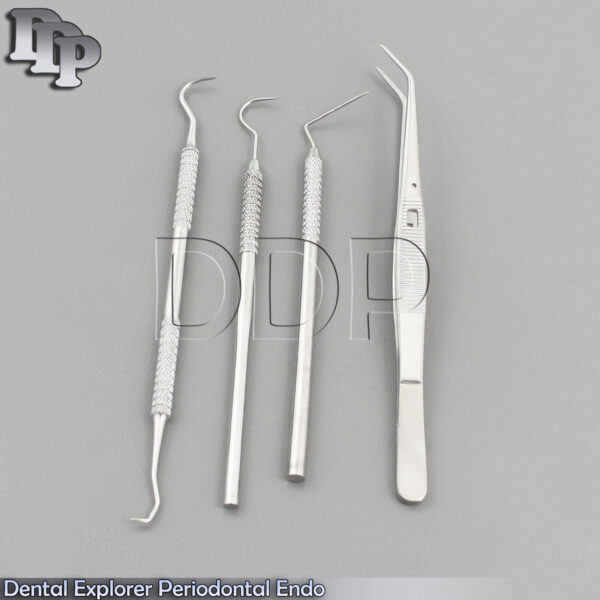 Dental Perio Explorer 23 Endo Spreader Jaquette Tartar Plaque Remover Tools Kit