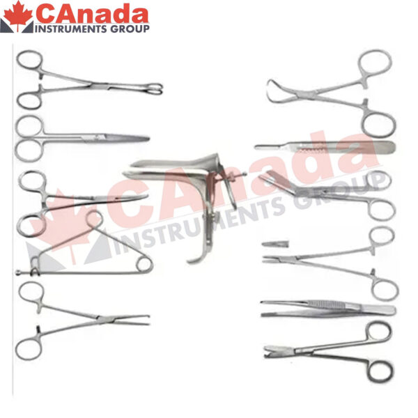 Gyne Episiotomy Surgery Instruments Set of 20 Pieces