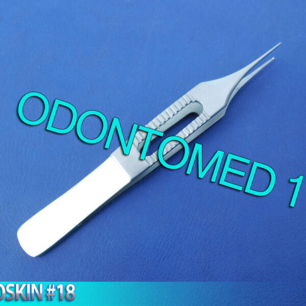 HOSKIN #18 FINE GROOVED TIP TISSUE FORCEPS OPTHAMALOGY