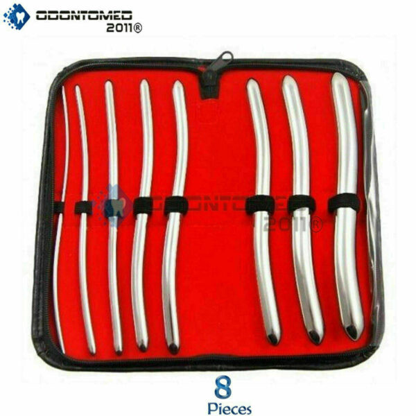 Hegar Dilator Set Uterine  Diagnostic Surgical Sounds 8Pcs