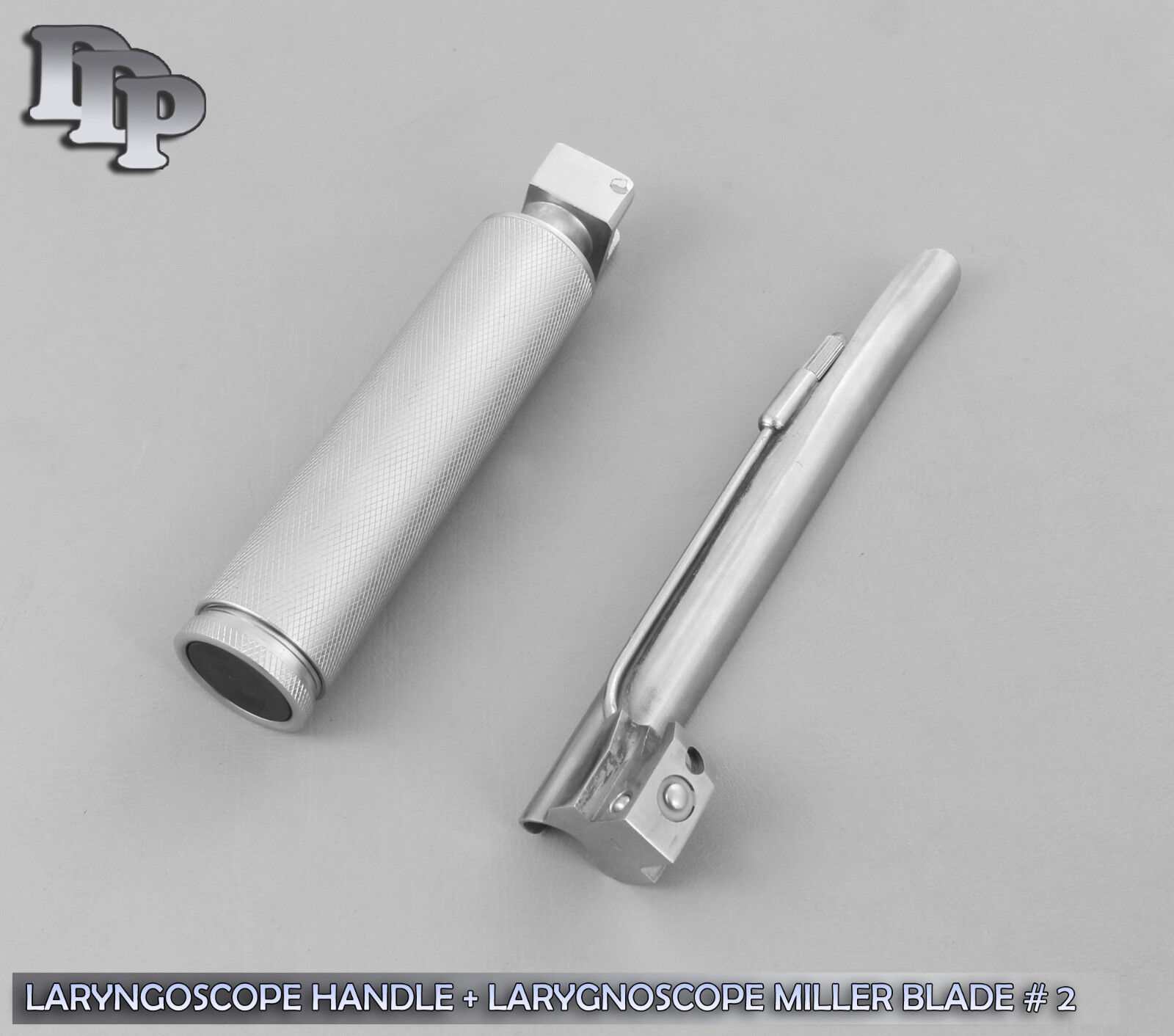 LARYNGOSCOPE-MEDIUM-HANDLEMILLER-BLADE-2-ENT-INTUBATION-ANESTHESIA-SET-371255797110