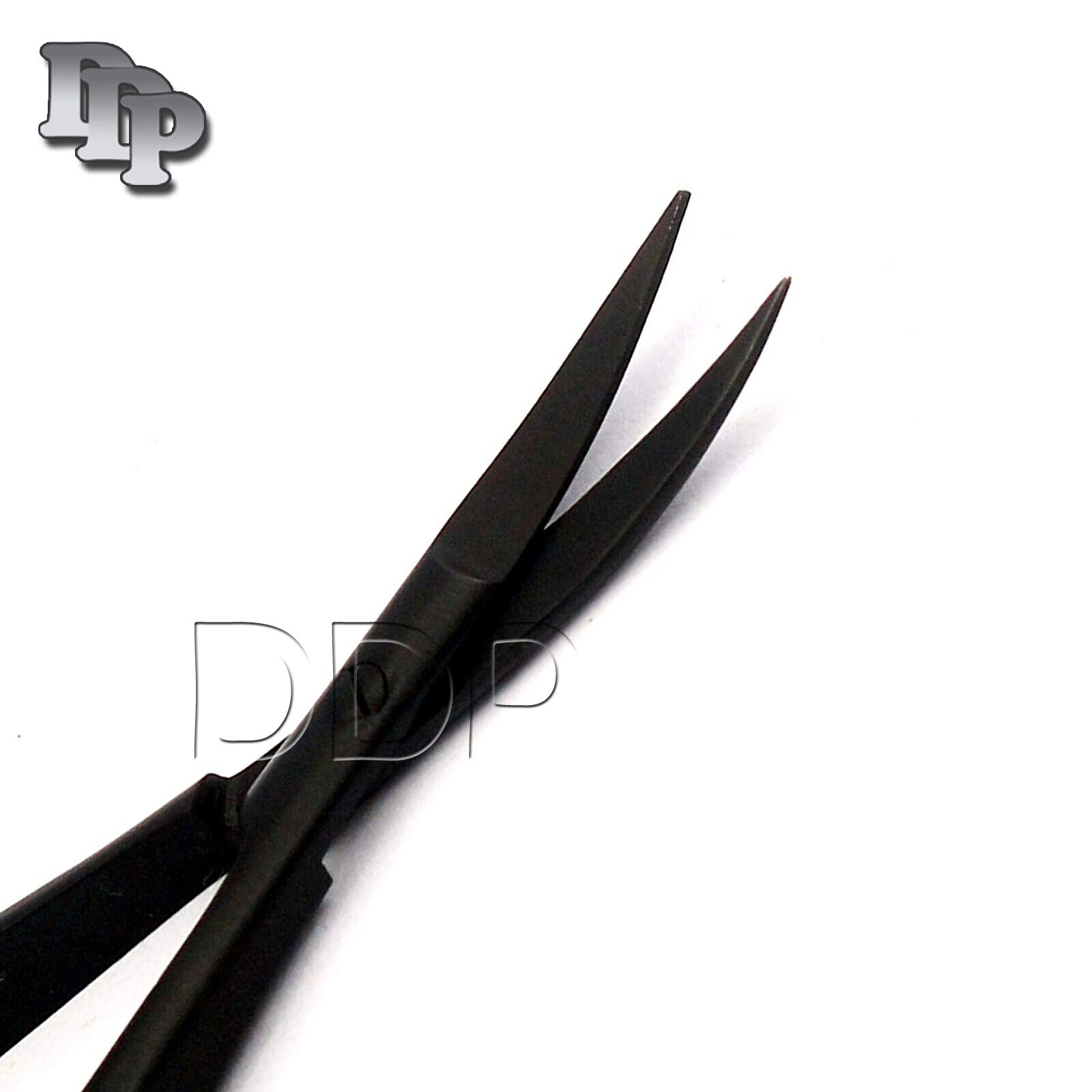 Micro-Castroviejo-Scissors-45-Curved-Full-Black-Surgical-Dental-Instruments-132472699810-2