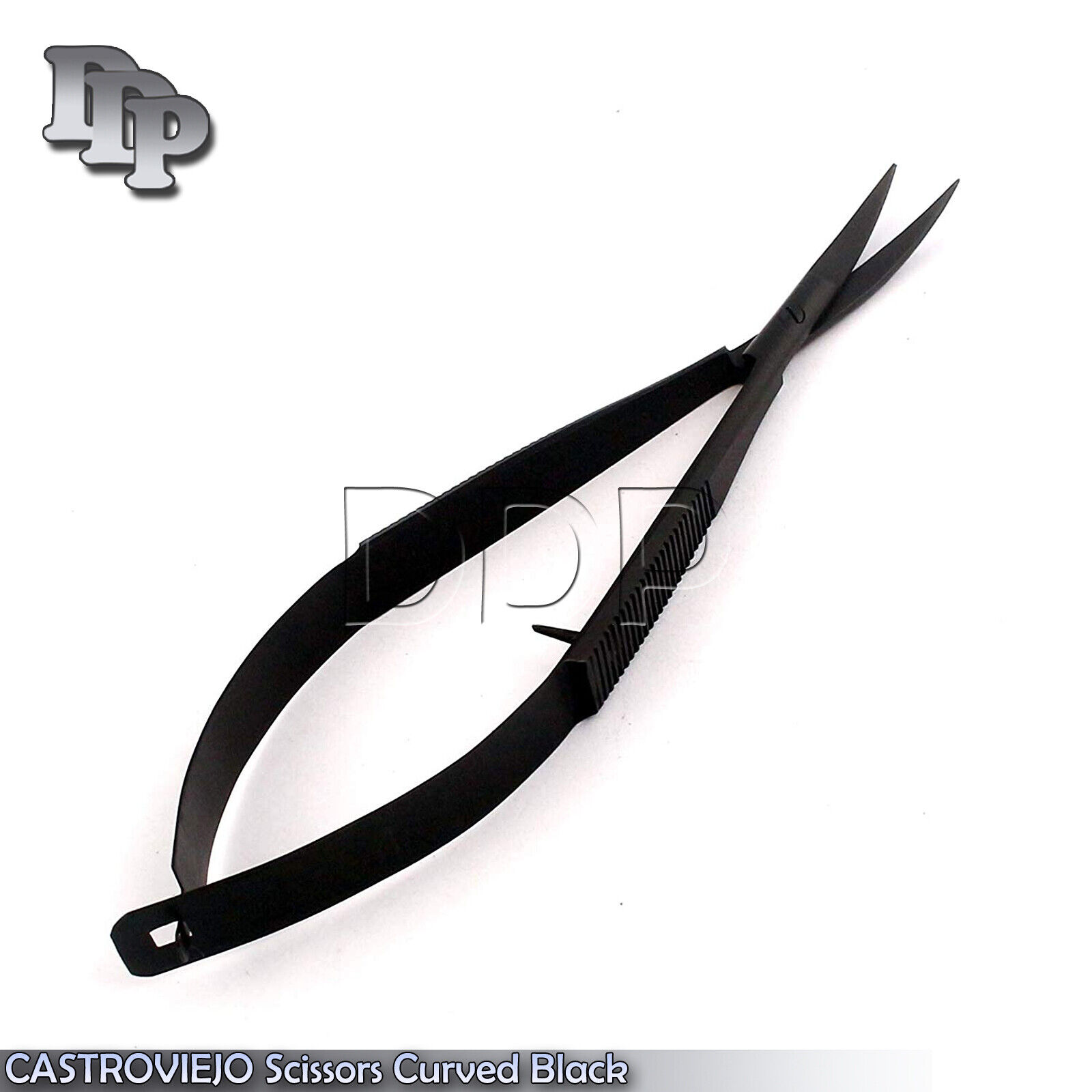 Micro-Castroviejo-Scissors-45-Curved-Full-Black-Surgical-Dental-Instruments-132472699810-3