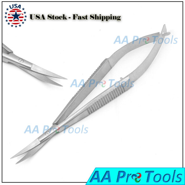 NEW Snip-Eze Easy-Sqeez Scissors 4-3/4'' Curved Sewing Embroidery