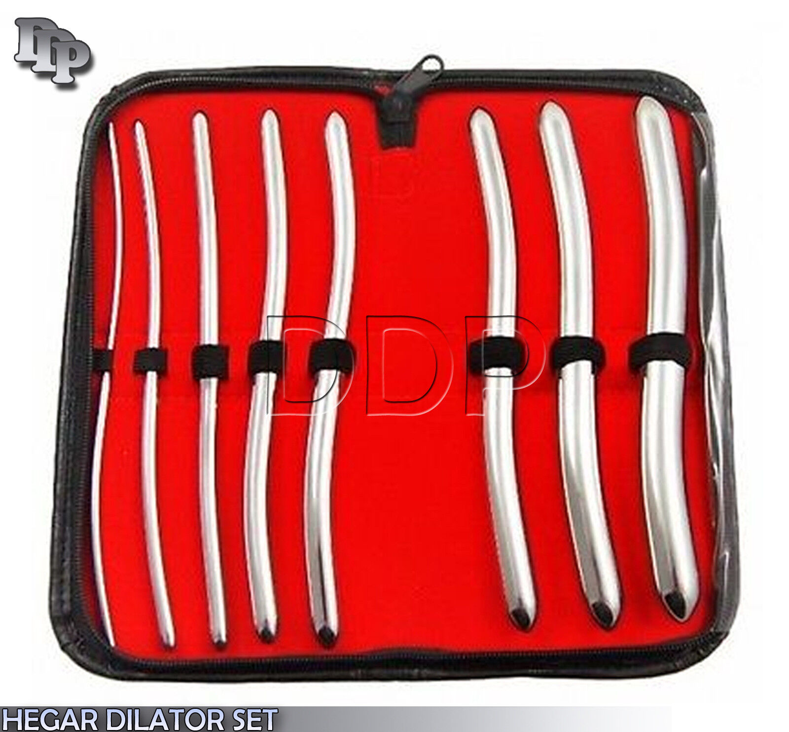 New-HEGAR-DILATOR-SET-Uterine-Diagnostic-Surgical-Sounds-8PCS-CASE-124103769240