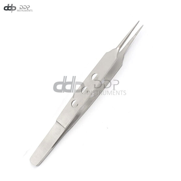 New Ophthalmic McPherson Tying Forceps 4'' Straight Smooth Suture Instruments