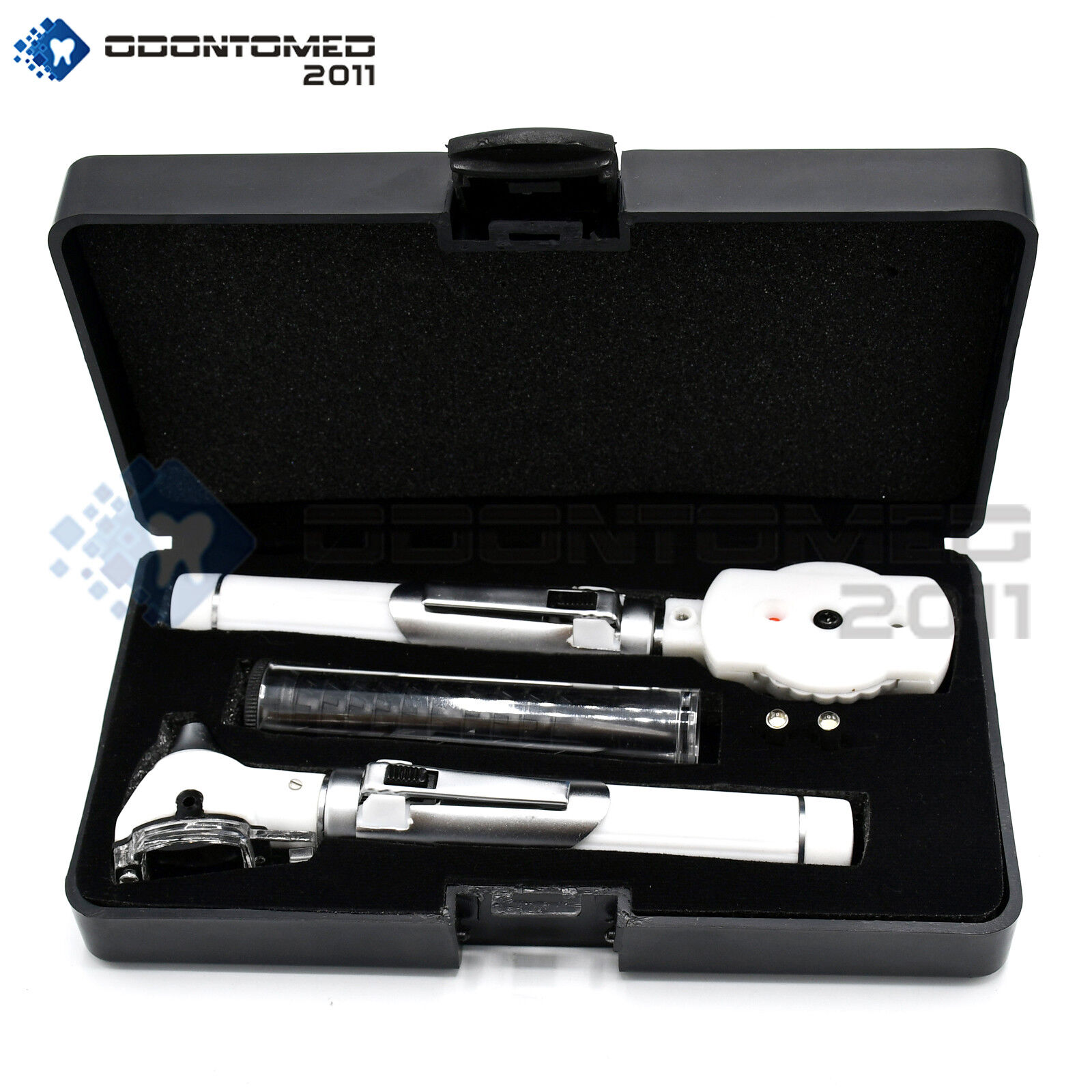 PREMIUM-FIBER-OPTIC-Otoscope-Ophthalmoscope-Examination-LED-Diagnostic-ENT-White-113611774470