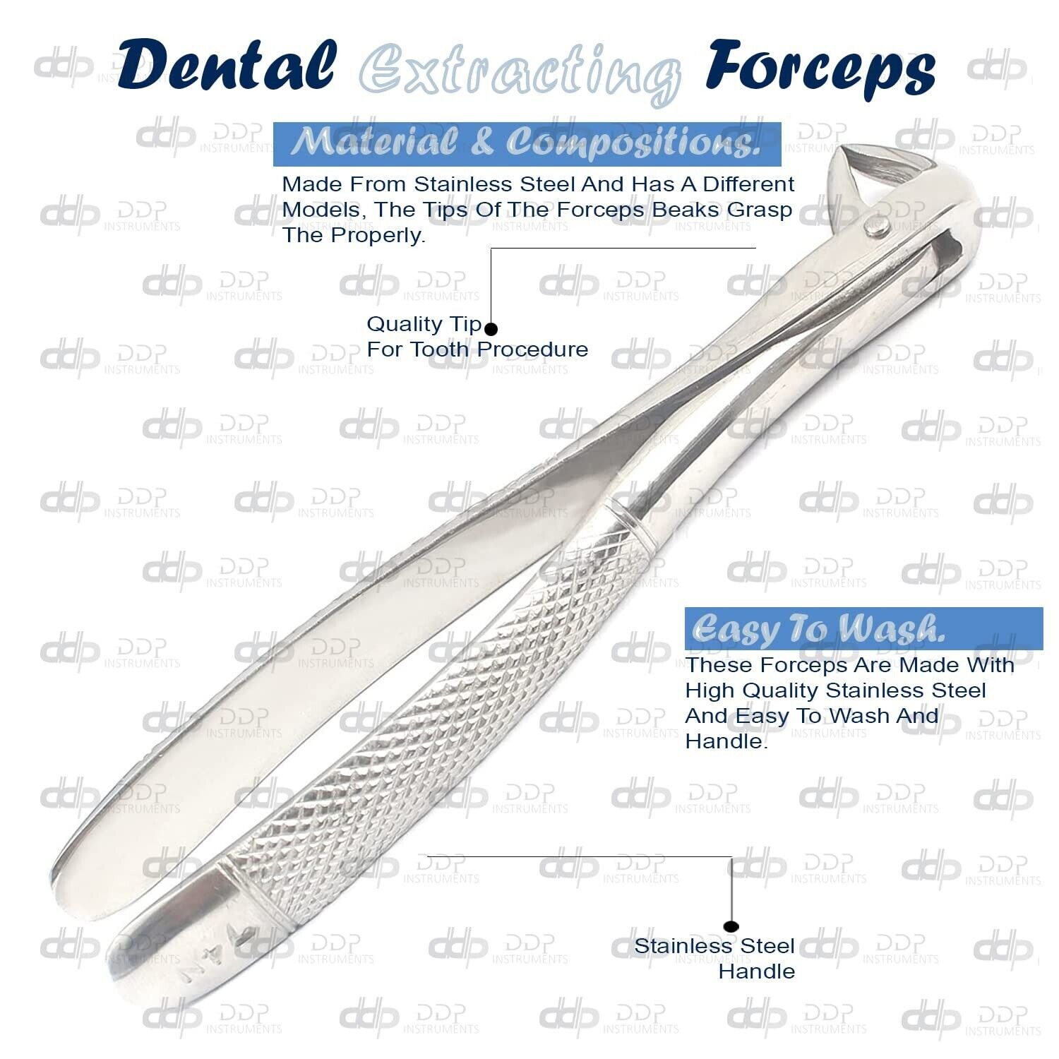 Pedo-Extracting-Forceps-74N-Dental-Surgical-Instruments-Stainless-Steel-122757894800-5