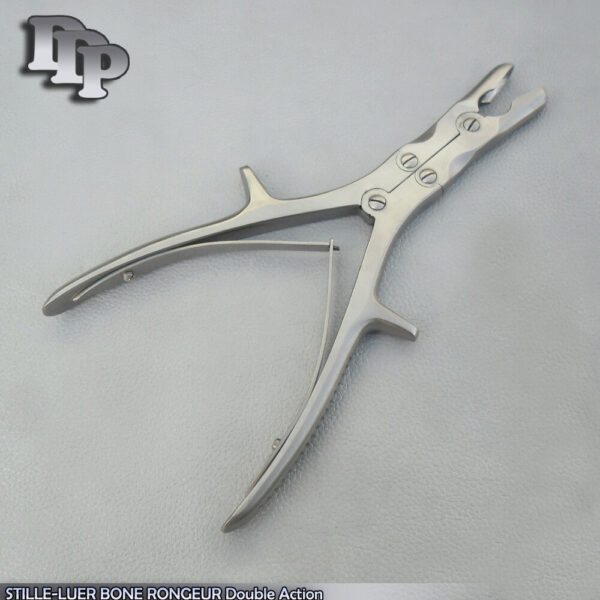 STILLE LUER BONE RONGEUR Double Action 8.75'' Straight