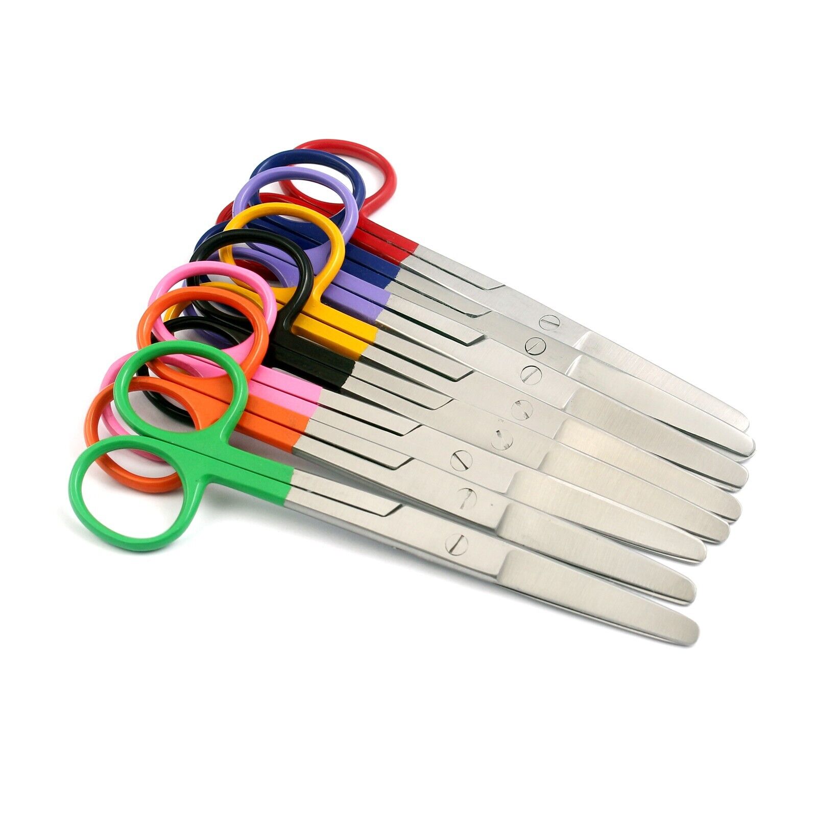 Set-Of-16-Pcs-Operating-Scissors-55-BLBL-Straight-Curved-Mix-Color-Handle-125857266090-2