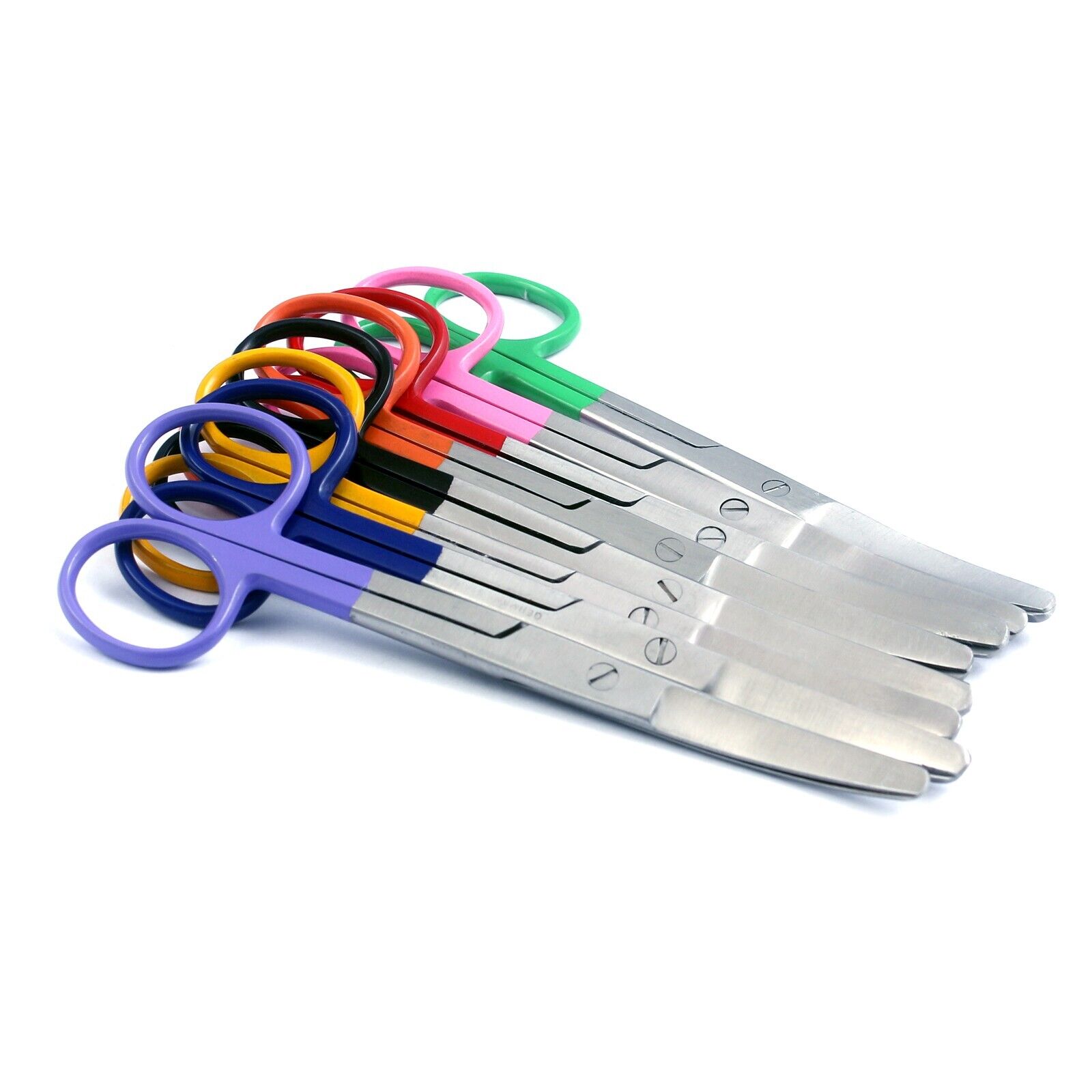 Set-Of-16-Pcs-Operating-Scissors-55-BLBL-Straight-Curved-Mix-Color-Handle-125857266090-3