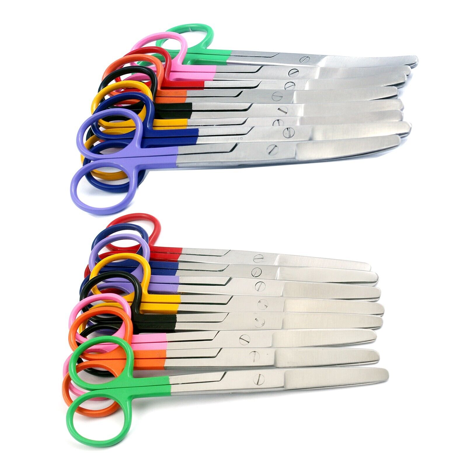 Set-Of-16-Pcs-Operating-Scissors-55-BLBL-Straight-Curved-Mix-Color-Handle-125857266090