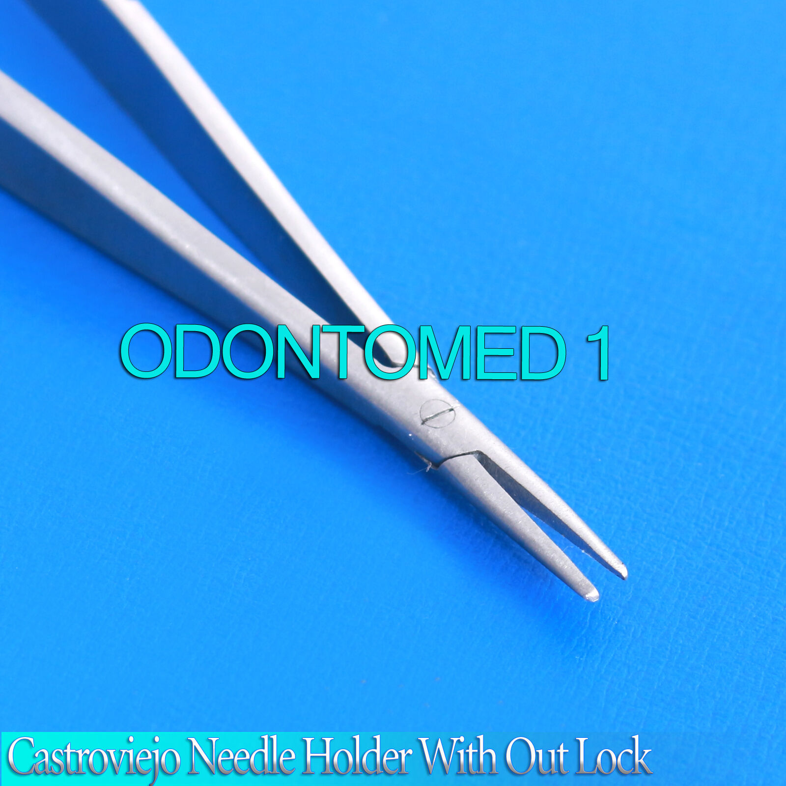 Set-Of-2-Castroviejo-Needle-Holder-55-CvdStr-Without-Lock-Surgical-Instrument-131737076290-3