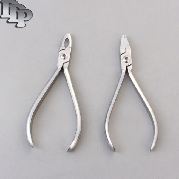 Set of 2 Jarabak Light Wire Plier & Johnson Plier Orthodontic Instruments