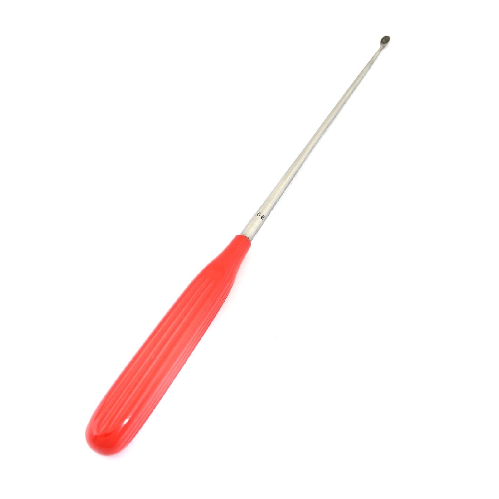 Spratt-Brun-Curette-106-Red-Coated-Handle-Surgical-Orthopedic-Inst-OP-111-375837618680