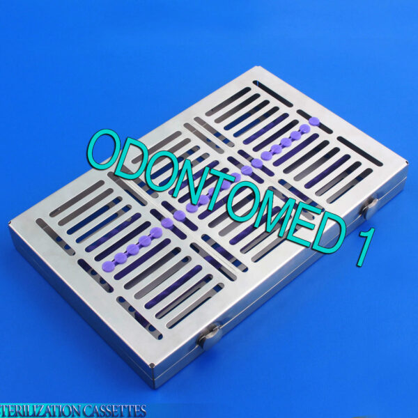 Stainless Steel Dental Surgical Sterlization Cassette Tray For 20 Instruments X1