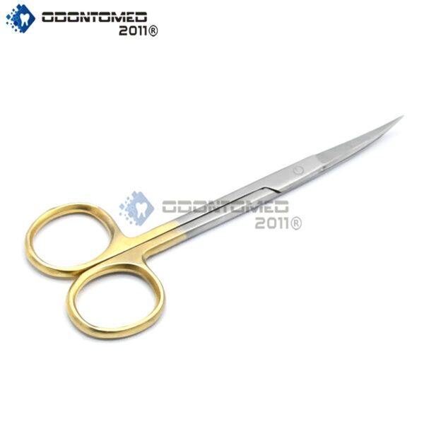 T.C MICRO IRIS SCISSORS 4.5'' Curved Stainless Steel Surgical