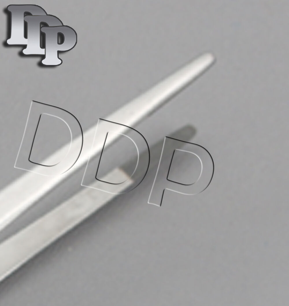 Thumb-Tissue-Dressing-Forceps-185-Cm-Straight-TC-Blunt-Tip-Gold-Plated-371793495280-2