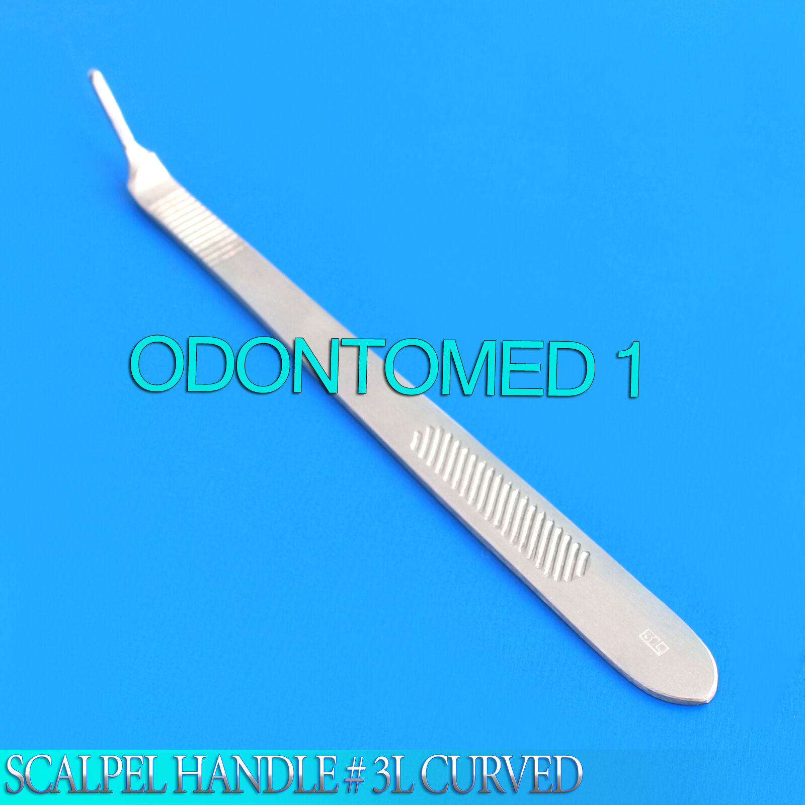 1-SCALPEL-HANDLE-3L-CURVED-SURGICAL-DENTAL-AND-VET-134297273291-2