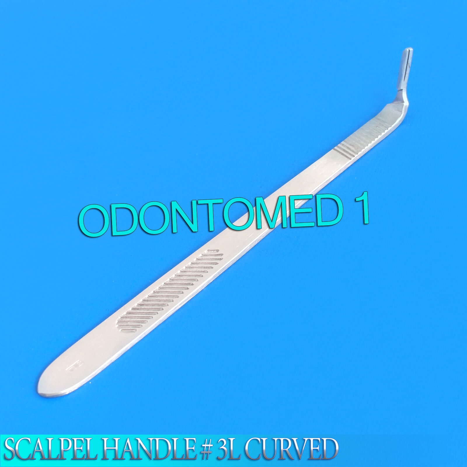 1-SCALPEL-HANDLE-3L-CURVED-SURGICAL-DENTAL-AND-VET-134297273291