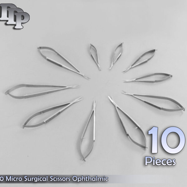 10 Micro Surgical Scissors Ophthalmic & Lab Instruments