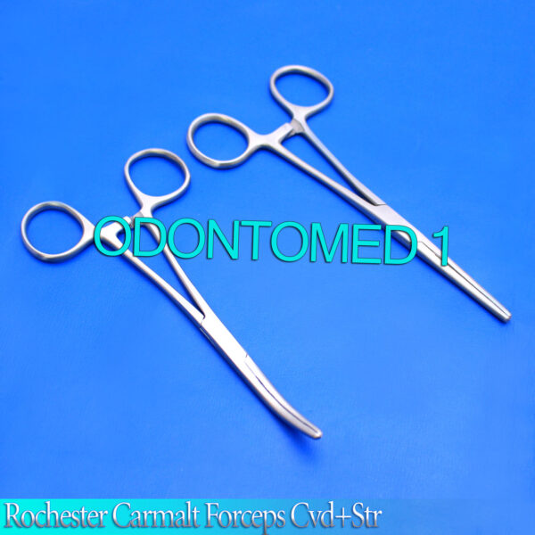 10 O.R GRADE ROCHESTER CARMALT ARTERY FORCEPS 6.25" CURVED + STRAIGHT