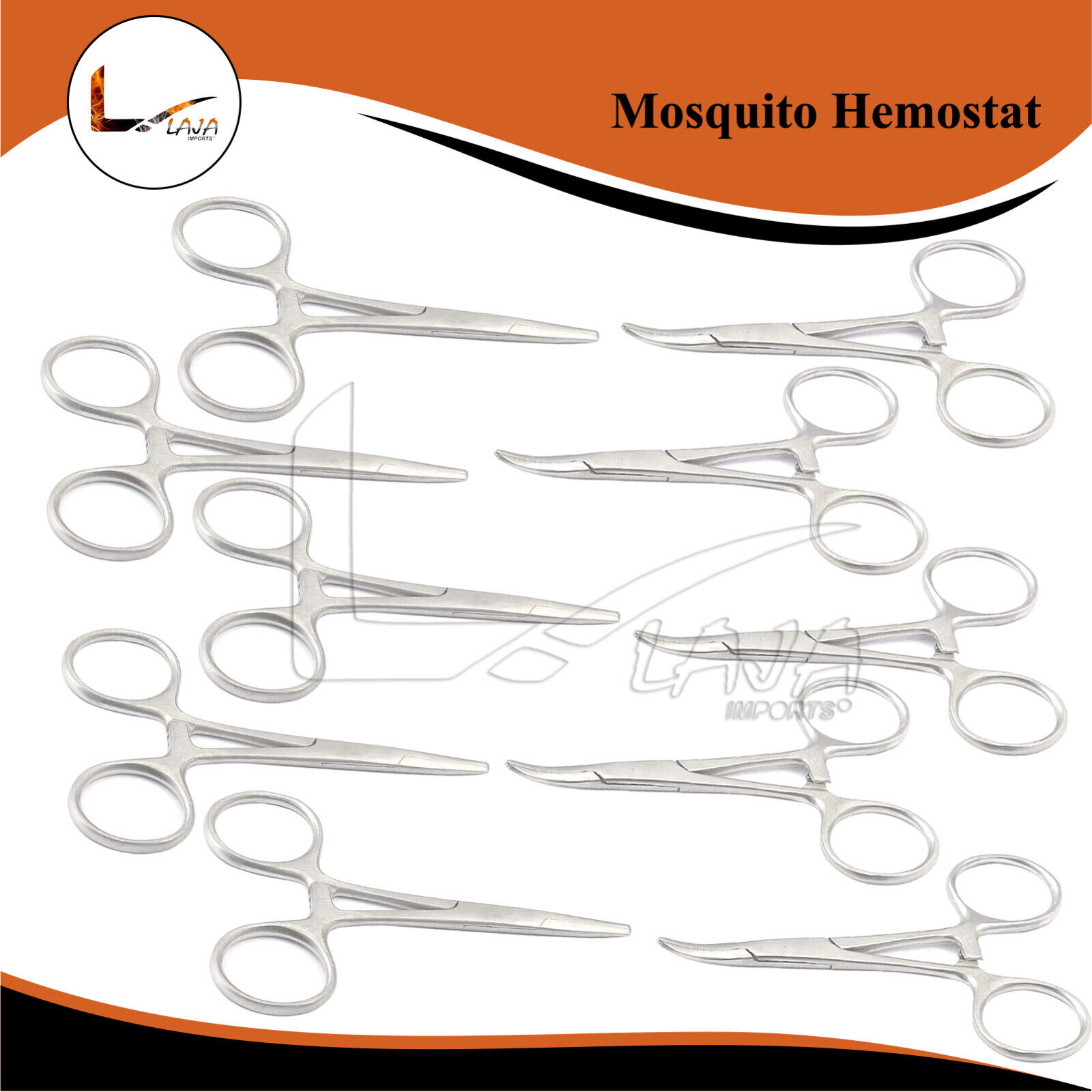 10-pcs-Mosquito-Hemostat-Locking-Forceps-35-Curved-Straight-Stainless-Steel-275578657801-5